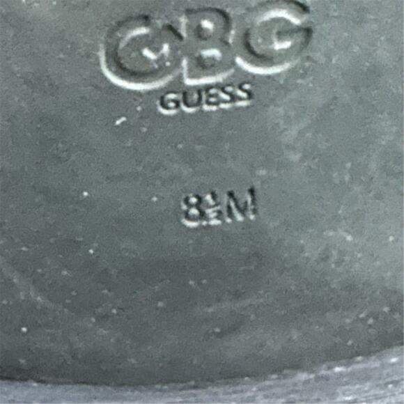 GBG Guess Women's Jayden Black Combat Boots Size 8.5 Ankle Chunky Heel - Picture 9 of 10